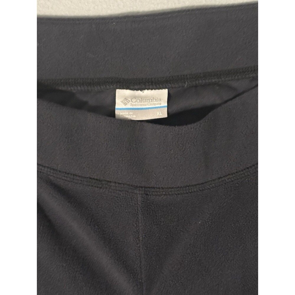 Columbia Size XL Womens Black Fleece Pull On Soft Pants - Picture 4 of 7